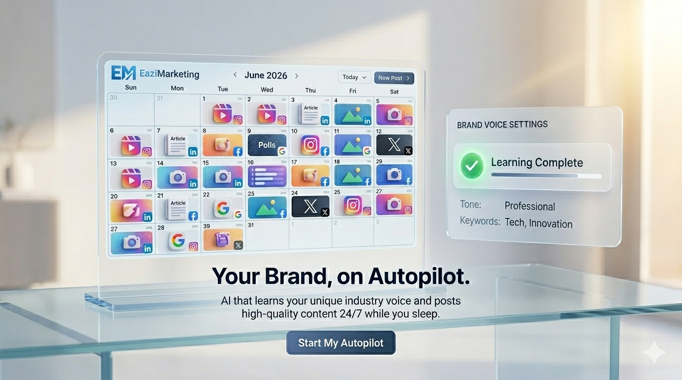 Eazi Autopilot Content Scheduling